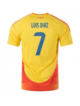 Kolumbien Luis Diaz #7 Heimtrikot Copa America 2024 Kurzarm